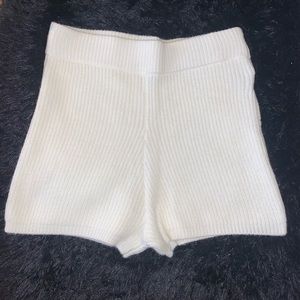 Cozy sweater shorts